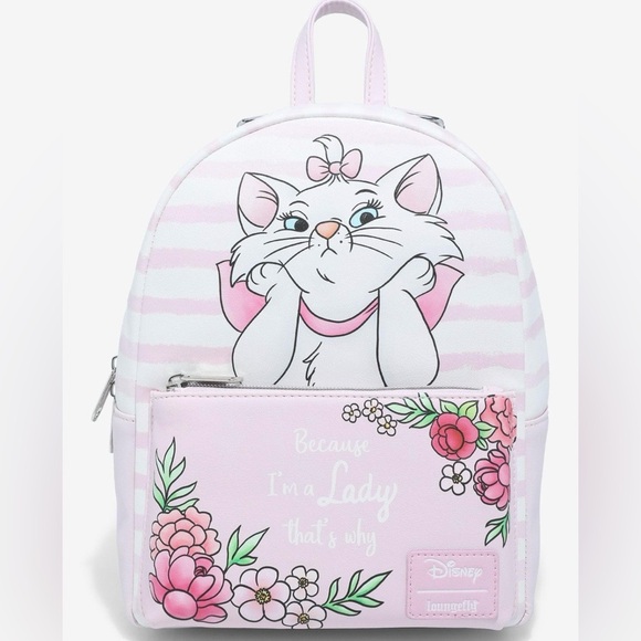 Loungefly Disney Aristocats Marie Because I’m a Lady Backpack - Picture 1 of 6